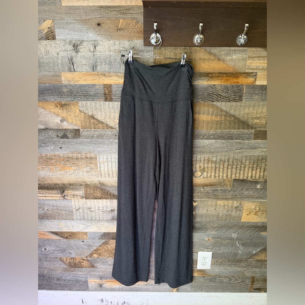 lululemon athletica Gray High-Rise Wide-Leg Pants